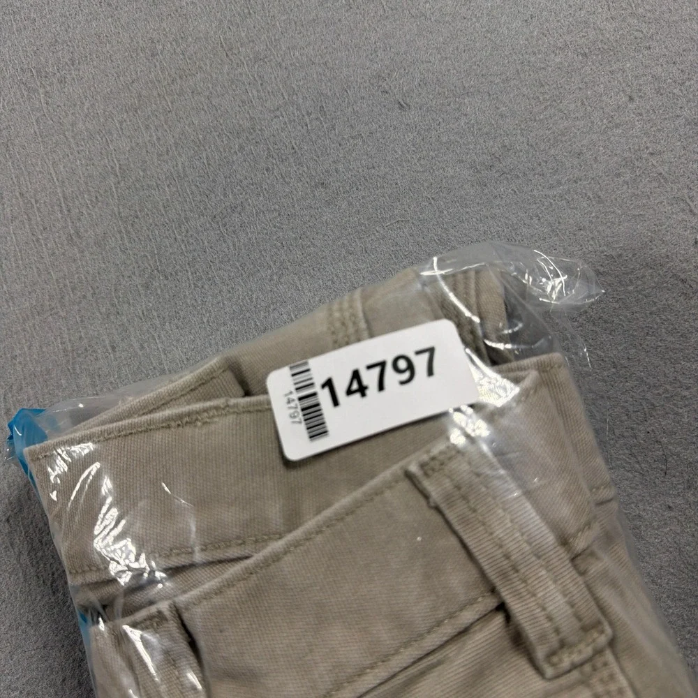 Carhartt Carpenter Pants Men 35x32 Relaxed Fit Tan Beige Canvas‎ Cotton Workwear